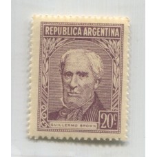 ARGENTINA 1954 GJ 1037d ESTAMPILLA NUEVA MINT U$ 5
